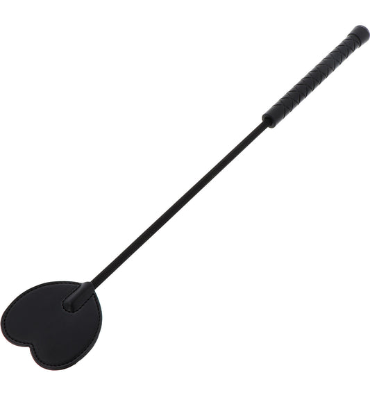 Cravache Black Heart 44cm Noir