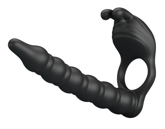 Gode Double pénétration Vibrant Blackney 14 x 2.2cm