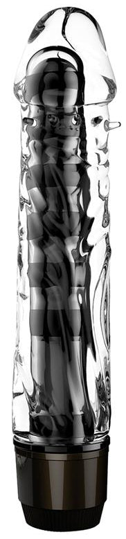 Gode vibrant Chris 14 x 3.3cm Transparent