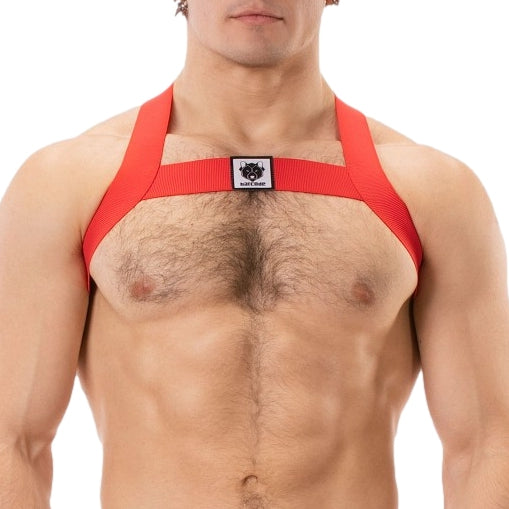 Harnais élastique Leonsh Rouge