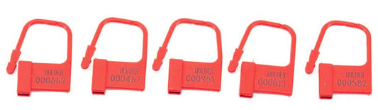 Lot de 5 Cadenas Lock Numérotés Rouge