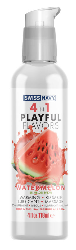 Lubrifiant Aromatisé 4-en-1 Playful Flavors Pastèque 118ml