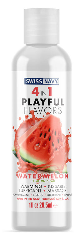 Lubrifiant Aromatisé 4-en-1 Playful Flavors Pastèque 29.5ml