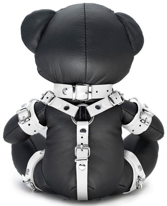 Ours en cuir Bendy The Bdsm Teddy Bear Blanc