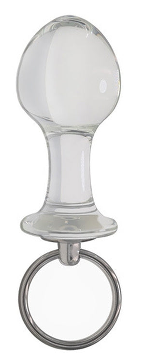 Plug en verre Roundy Glass M 9 x 4.5cm