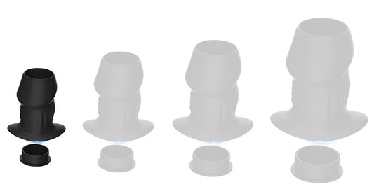 Plug Tunnel avec Bouchon Euhlo S 5 x 3.5cm Noir