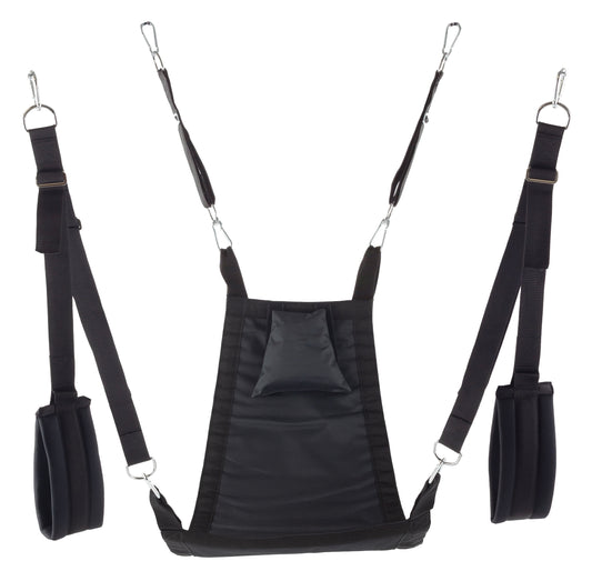 Sling en tissu Mykonos - Set complet - 4 Points Noir