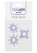 3 cockrings mini Tickle C-Rings Violet
