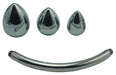 Stimulateur de prostate en métal Double Head 25cm