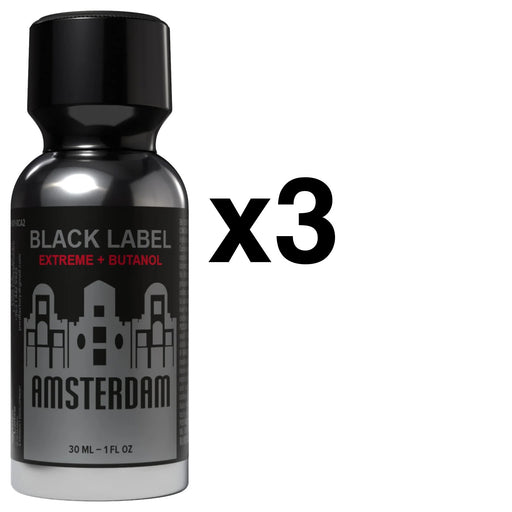 Amsterdam Black Label Extreme 30ml x3