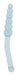Anal Angler 14 x 3.2 cm Bleu