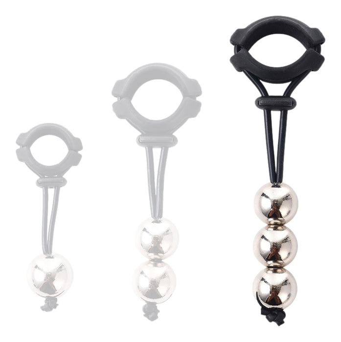 Anneau avec boules pendantes Cock Head Ball L Poids 520g
