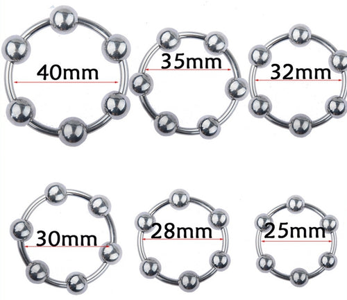 Anneau de gland 6 Balls Ring