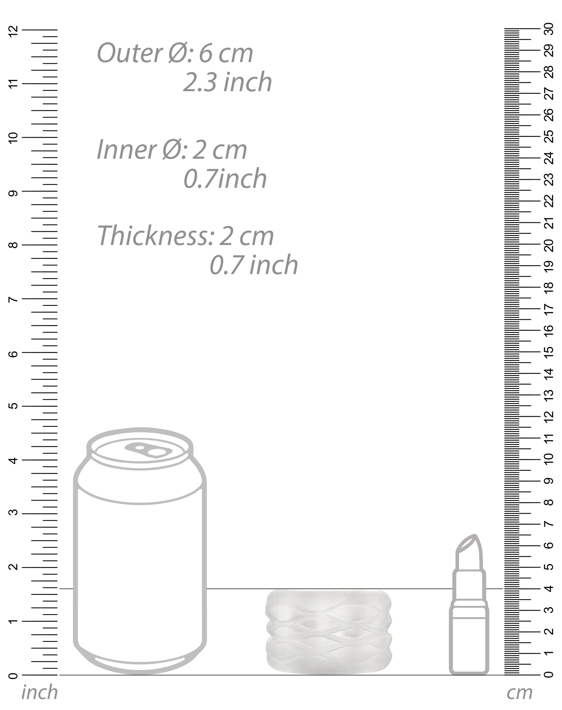 Anneau de masturbation Réversible N93 Sono