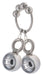 Anneau en métal avec 2 boules Weight Hanger 160g