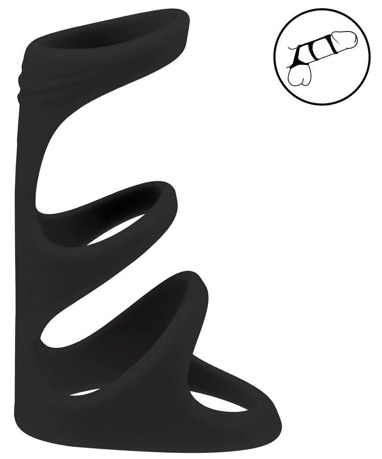 Anneau pénien 3-Loop Noir