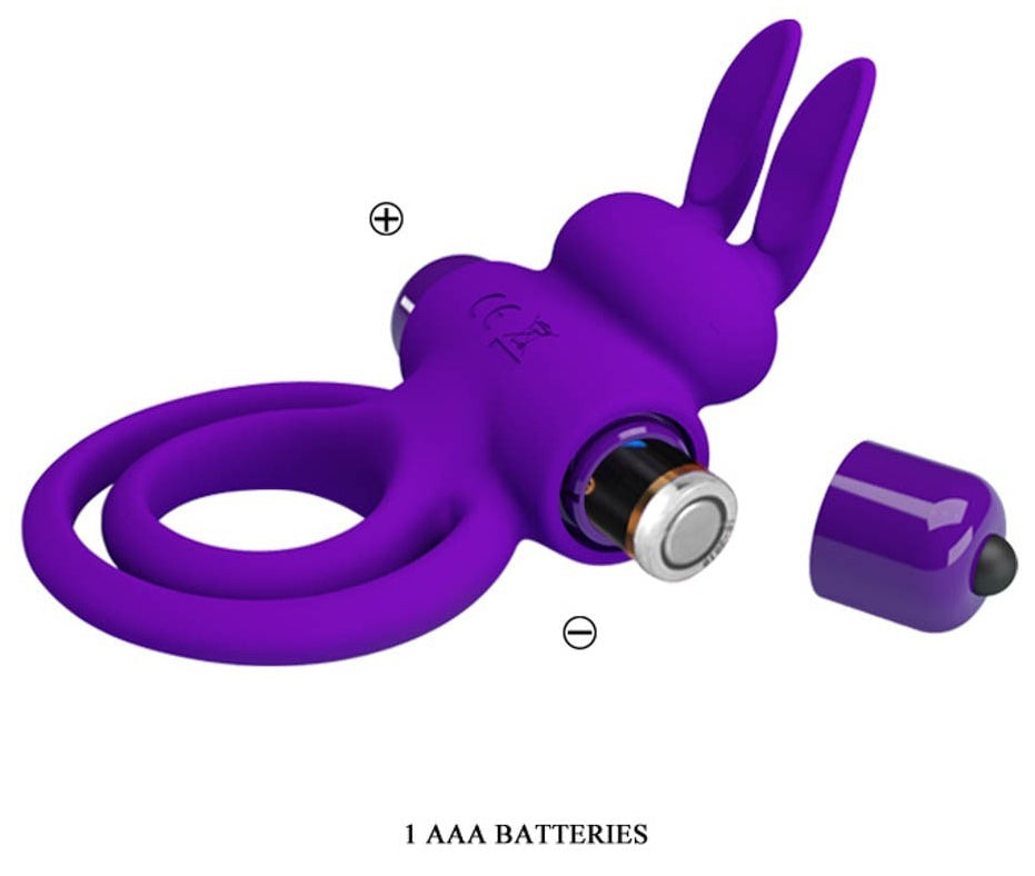 Anneau vibrant avec Rabbit Bunny Ring 27mm