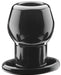 Ass Tunnel Plug Silicone Noir Medium 7 x 5.2 cm