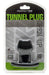 Ass Tunnel Plug Silicone Noir Medium 7 x 5.2 cm