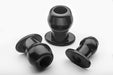 Ass Tunnel Plug Silicone Noir Large 7.6 x 6.2 cm