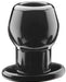 Ass Tunnel Plug Silicone Noir Large 7.6 x 6.2 cm