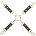 Attaches en croix Hogtie Vogue Noires