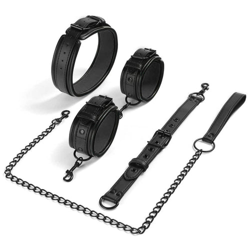 Attaches Poignets-Cou Neckist Noires