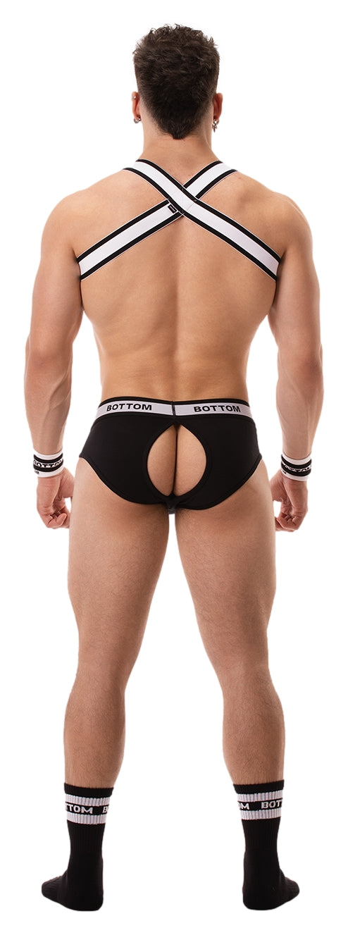 Backless Bottom Noir