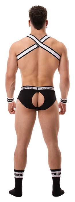 Backless Bottom Noir