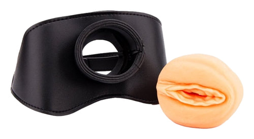 Bâillon avec Masturbateur entrée pussy Pushity 30mm