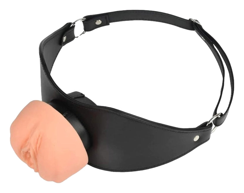 Bâillon avec Masturbateur entrée pussy Pushity 30mm