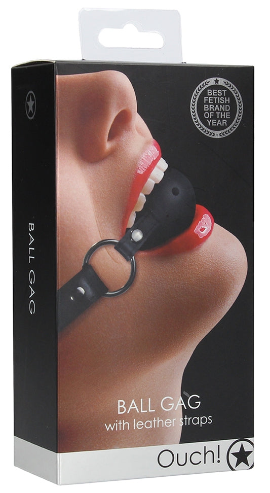 Bâillon Boule gag Strap Noir