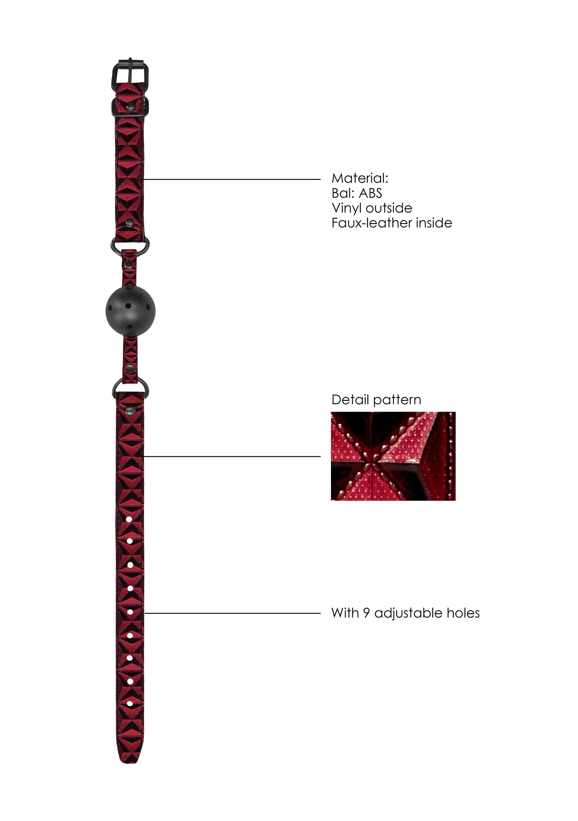 Baillon Boule LUXURY Rouge