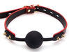 Baillon Boule Maestro Noir et Rouge