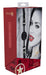 Bâillon-Boule Milan 41mm Noir et Rouge