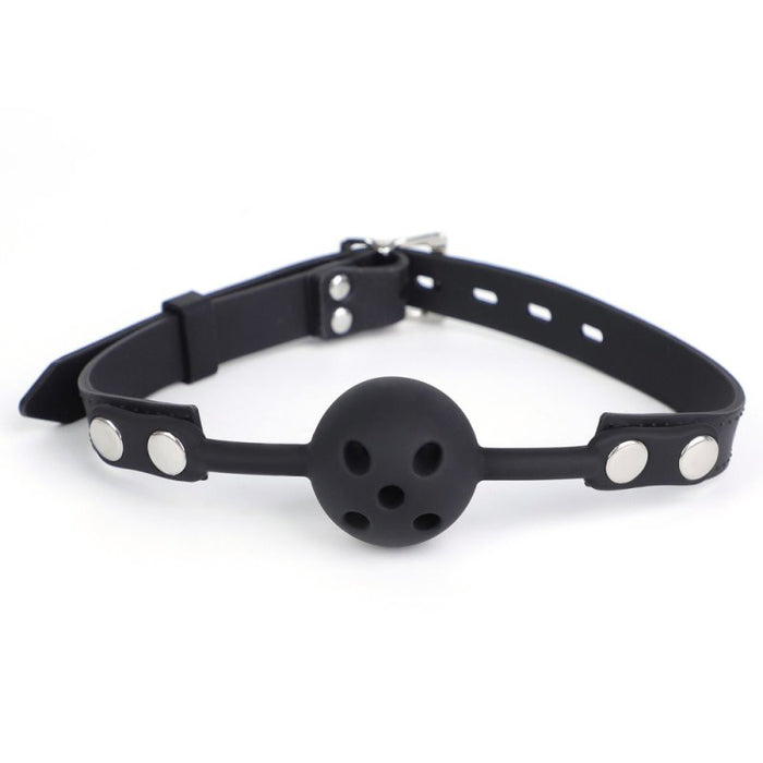 Bâillon Boule Percée BREATHFIVE 40mm Noir