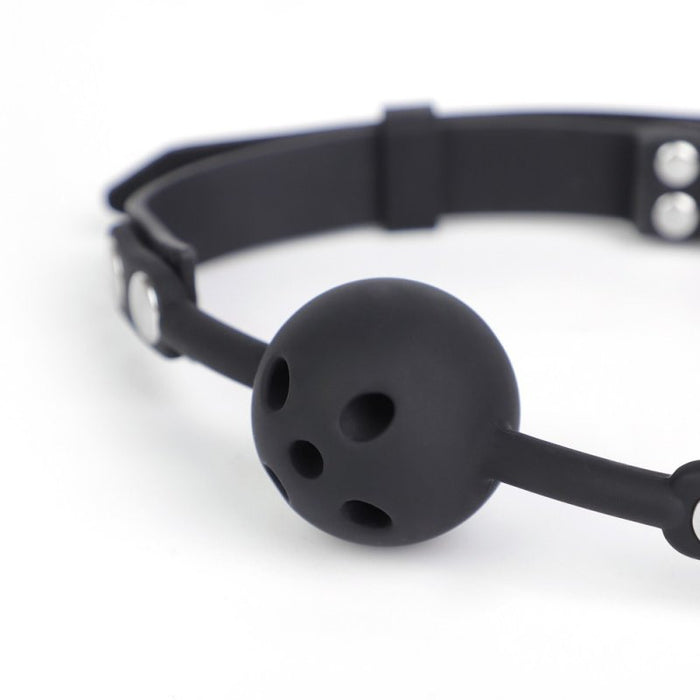 Bâillon Boule Percée BREATHFIVE 40mm Noir