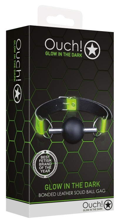 Bâillon Boule phosphorescent Glow 45mm