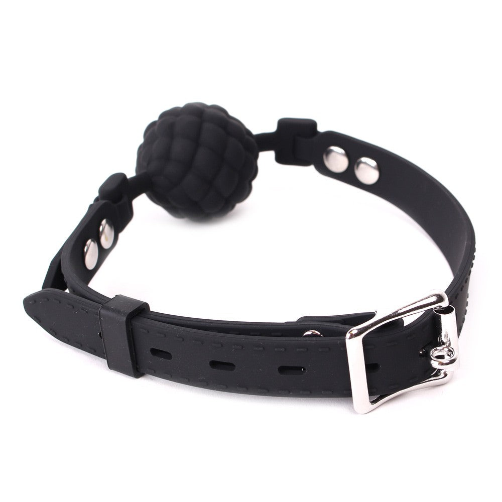 Baillon Boule PineCone Silicone Noir