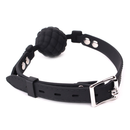 Baillon Boule PineCone Silicone Noir