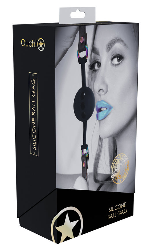 Bâillon-Boule Venise 41mm Noir