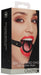 Bâillon en silicone Ring Gag 40mm Noir