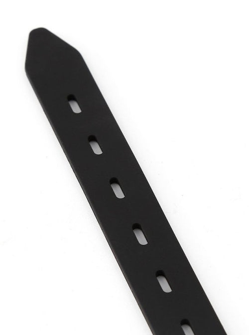 Bâillon en silicone Zen Open Noir-Rouge