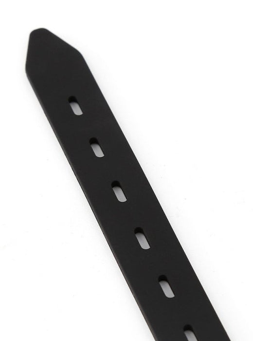 Bâillon en silicone Zen Open Noir-Rouge