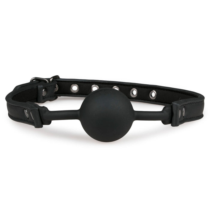 Baillon flexible avec boule silicone Noir