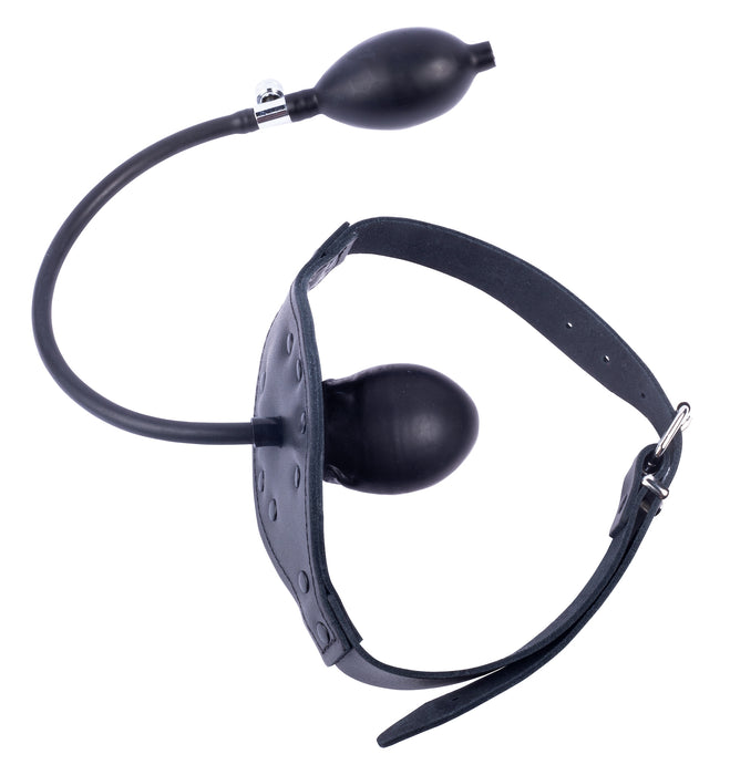 Bâillon gonflable en cuir Embout Pénis 6cm