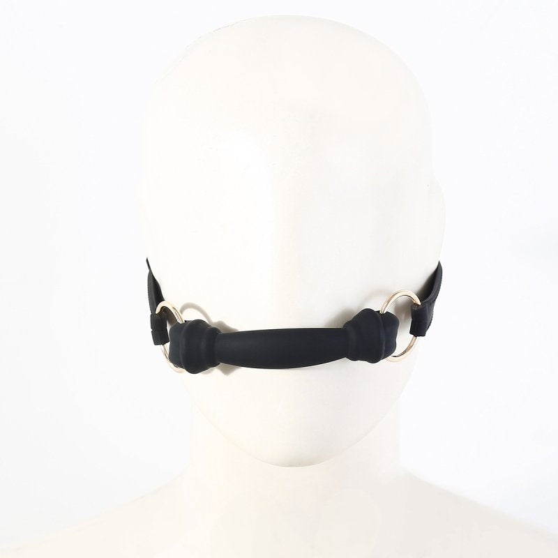 Bâillon Mors Silicone Morsum 11.5cm Noir