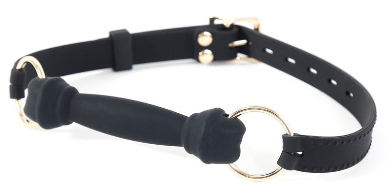 Bâillon Mors Silicone Morsum 11.5cm Noir