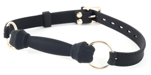 Bâillon Mors Silicone Morsum 11.5cm Noir