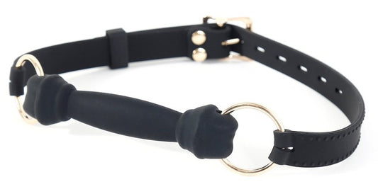 Bâillon Mors Silicone Morsum 11.5cm Noir